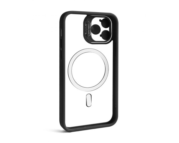 Чохол з функцією MagSafe для Apple iPhone 11 Pro з підставкою та захистом для камер black (3)