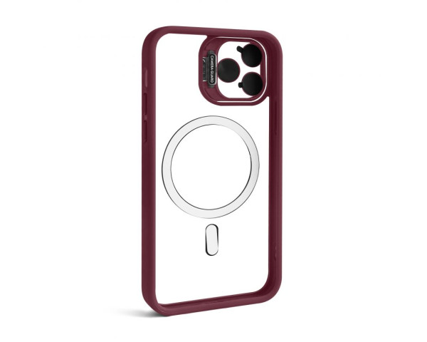 Чохол з функцією MagSafe для Apple iPhone 11 Pro з підставкою та захистом для камер bordo (5)