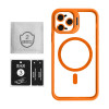 Чохол з функцією MagSafe для Apple iPhone 11 Pro з підставкою та захистом для камер orange (7)