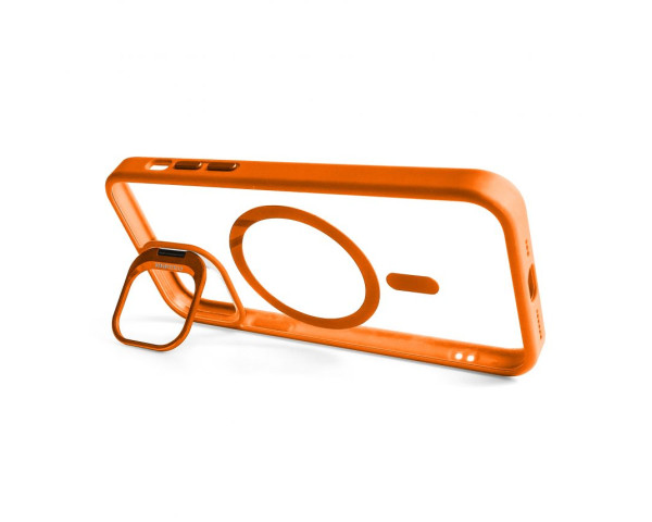 Чохол з функцією MagSafe для Apple iPhone 11 Pro з підставкою та захистом для камер orange (7)
