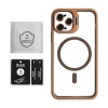 Чохол з функцією MagSafe для Apple iPhone 11 Pro з підставкою та захистом для камер gold brown (9)