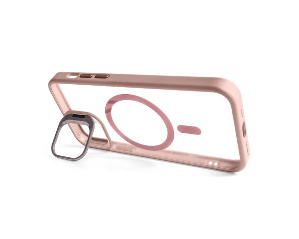 Чохол з функцією MagSafe для Apple iPhone 11 Pro з підставкою та захистом для камер pink (10)