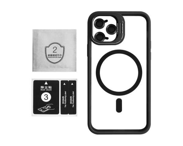 Чохол із підставкою та захистом для камер MagSafe для iPhone 11 Pro Max (3) black