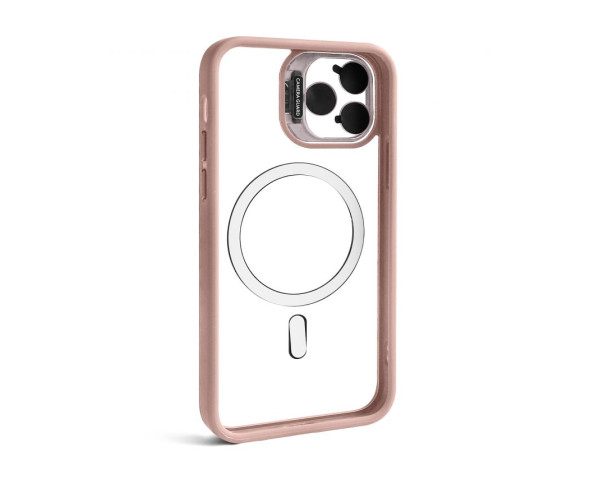 Чохол з функцією MagSafe для Apple iPhone 11 Pro Max з підставкою та захистом для камер pink (10)