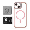 Чохол з функцією MagSafe для Apple iPhone 12 з підставкою та захистом для камер pink (10)