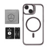 Чехол с функцией MagSafe для Apple iPhone 12 Pro с подставкой и защитой для камер light grey