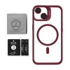 Чохол із підставкою та захистом для камер MagSafe для iPhone 12 Pro Max (5) bordo