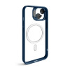 Чехол с функцией MagSafe для Apple iPhone 13 с подставкой и защитой для камер dark blue