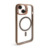 Чохол з функцією MagSafe для Apple iPhone 13 з підставкою та захистом для камер gold brown (9)