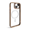 Чохол з функцією MagSafe для Apple iPhone 13 з підставкою та захистом для камер gold brown (9)