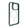 Чехол с функцией MagSafe для Apple iPhone 13 Pro с подставкой и защитой для камер green