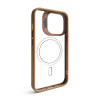 Чохол з функцією MagSafe для Apple iPhone 13 Pro з підставкою та захистом для камер gold brown (9)