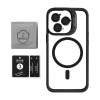 Чехол с функцией MagSafe для Apple iPhone 13 Pro Max с подставкой и защитой для камер black