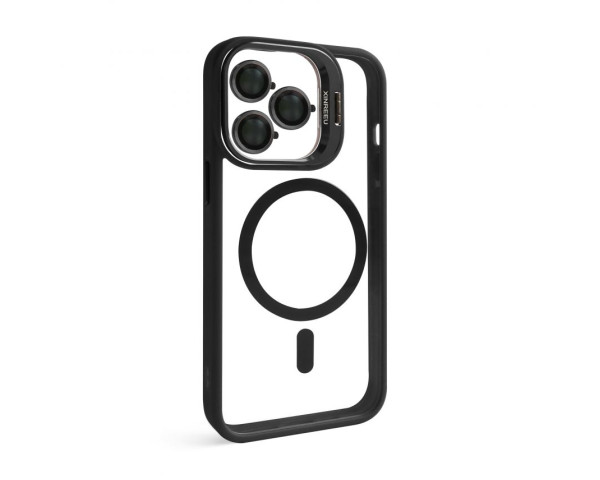 Чехол с функцией MagSafe для Apple iPhone 13 Pro Max с подставкой и защитой для камер black