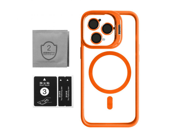 Чохол із підставкою та захистом для камер MagSafe для iPhone 13 Pro Max (7) orange