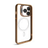 Чохол з функцією MagSafe для Apple iPhone 13 Pro Max з підставкою та захистом для камер gold brown (9)