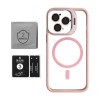 Чохол з функцією MagSafe для Apple iPhone 13 Pro Max з підставкою та захистом для камер pink (10)