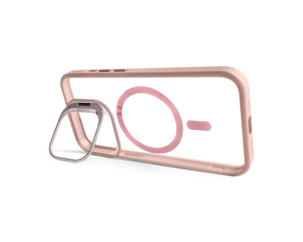 Чохол з функцією MagSafe для Apple iPhone 13 Pro Max з підставкою та захистом для камер pink (10)