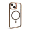 Чохол з функцією MagSafe для Apple iPhone 14 з підставкою та захистом для камер gold brown (9)