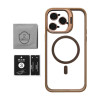 Чохол з функцією MagSafe для Apple iPhone 14 Pro Max з підставкою та захистом для камер gold brown (9)