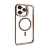Чохол з функцією MagSafe для Apple iPhone 14 Pro Max з підставкою та захистом для камер gold brown (9)