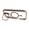 Чохол з функцією MagSafe для Apple iPhone 15 Pro з підставкою та захистом для камер gold brown (9)