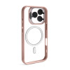 Чохол з функцією MagSafe для Apple iPhone 15 Pro Max з підставкою та захистом для камер pink (10)