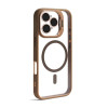 Чохол з функцією MagSafe для Apple iPhone 16 Pro з підставкою та захистом для камер gold brown (9)