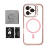 Чохол з функцією MagSafe для Apple iPhone 16 Pro з підставкою та захистом для камер pink (10)