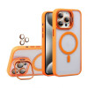 Чохол з функцією MagSafe для Apple iPhone 17 з підставкою та захистом для камер orange (07)