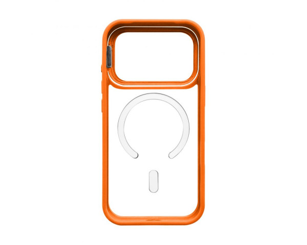 Чохол з функцією MagSafe для Apple iPhone 17 Pro з підставкою та захистом для камер orange (07)