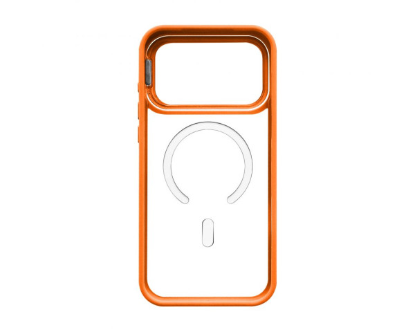 Чохол з функцією MagSafe для Apple iPhone 17 Pro Max з підставкою та захистом для камер orange (07)