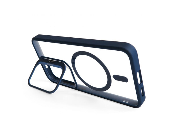 Чохол з функцією MagSafe для Samsung Galaxy S24/S921 (2024) з підставкою та захистом для камер dark blue (4)
