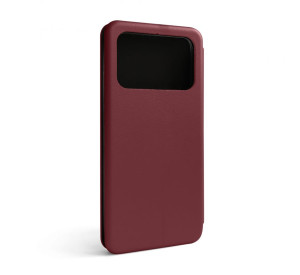 Чохол-книжка боковий Premium Xiaomi Poco C40 Marsala