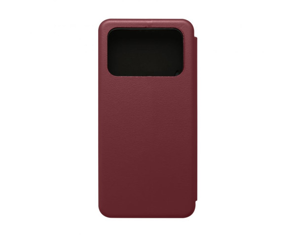 Чохол-книжка боковий Premium Xiaomi Poco C40 Marsala