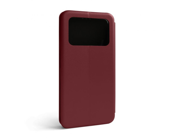 Чехол-книжка Premium для Xiaomi Poco M4 Pro 4G marsala