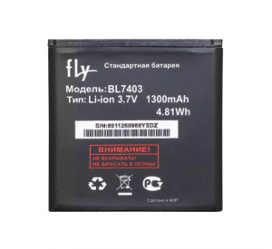 Акумулятор для Fly BL7403 (1300mAh) High Copy