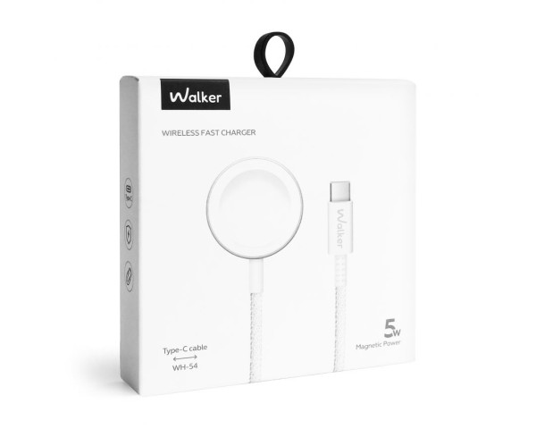 Бездротовий зарядний пристрій для Apple Watch WALKER WH-54 5W white