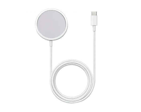 Бездротовий зарядний пристрій WALKER WH-55 15W MagSafe white