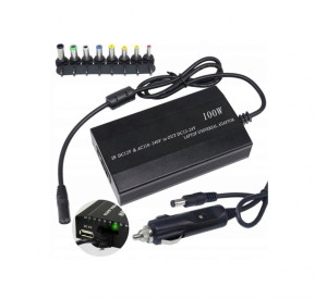 Зарядний пристрій для ноутбуків (універсальний) 2в1 100W black