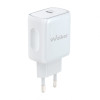 Мережевий зарядний пристрій (адаптер) 2в1 WALKER WH-64 PD_25W + Data Cable Type-C to Lightning white