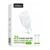 Сетевое зарядное устройство (адаптер) 2в1 WALKER WH-64 PD_25W + Data Cable Type-C to Type-C white