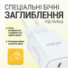 Мережевий зарядний пристрій (адаптер) WALKER WH-64 PD_25W white
