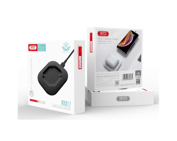 Бездротовий зарядний пристрій для смартфонів та AirPods XO WX017 10W black