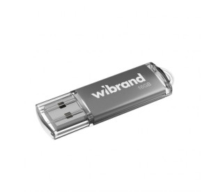 Флеш-пам'ять USB Wibrand Сougar 16GB USB 2.0 silver