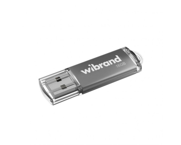 Флеш-пам'ять USB Wibrand Сougar 16GB USB 2.0 silver