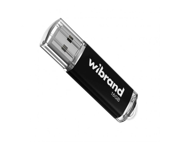 Флеш-пам'ять USB Wibrand Сougar 16GB USB 2.0 black