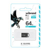 Флеш-пам'ять USB Wibrand Hawk 64GB USB 2.0 black