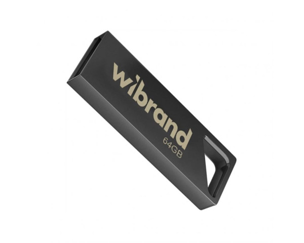 Флеш-пам'ять USB Wibrand Stingray 64GB USB 2.0 grey