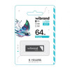 Флеш-пам'ять USB Wibrand Stingray 64GB USB 2.0 grey